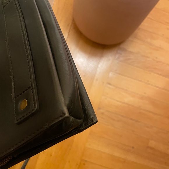 Black Leather Madewell Morgan Crossbody/clutch - Picture 6 of 6